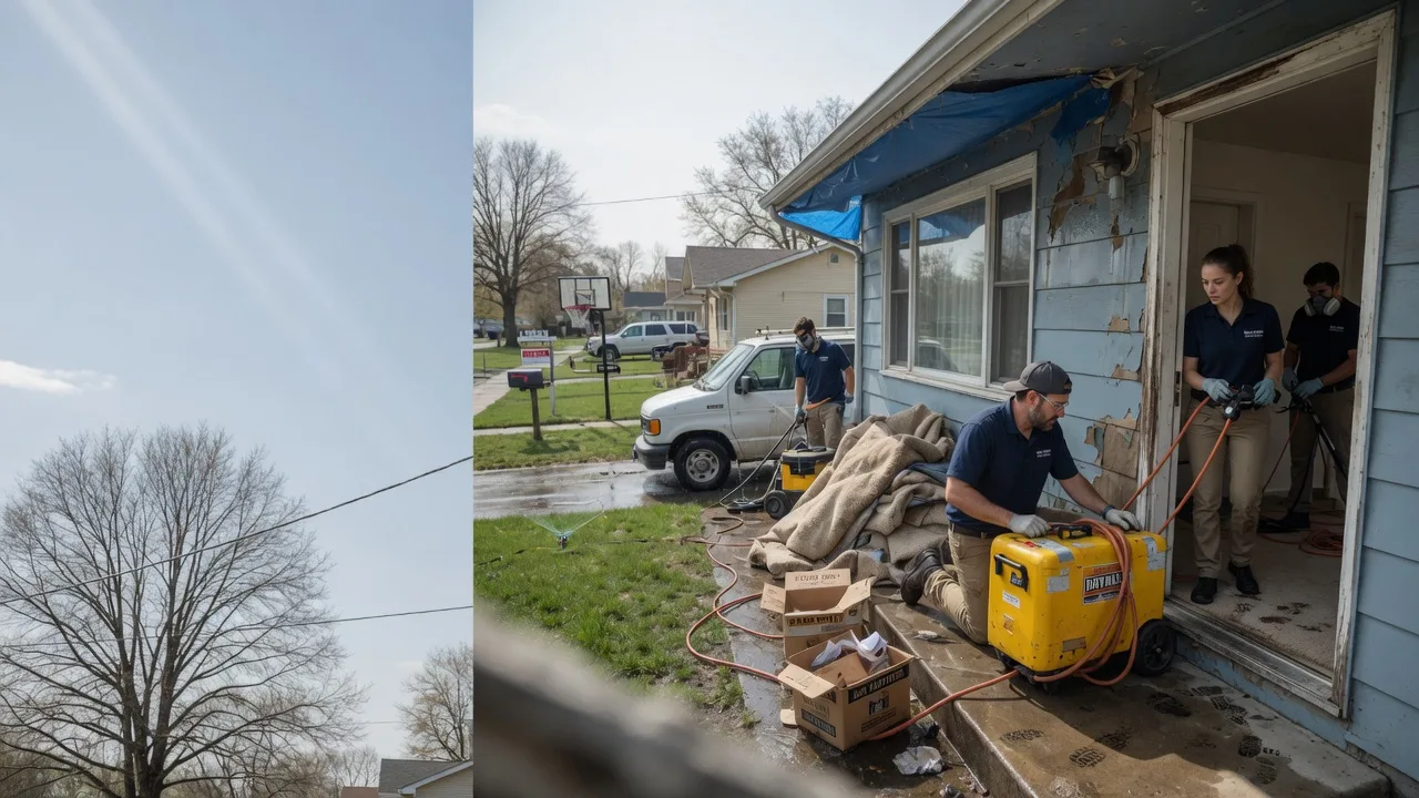 Basement Flood Cleanup in Chatfield, TX near me